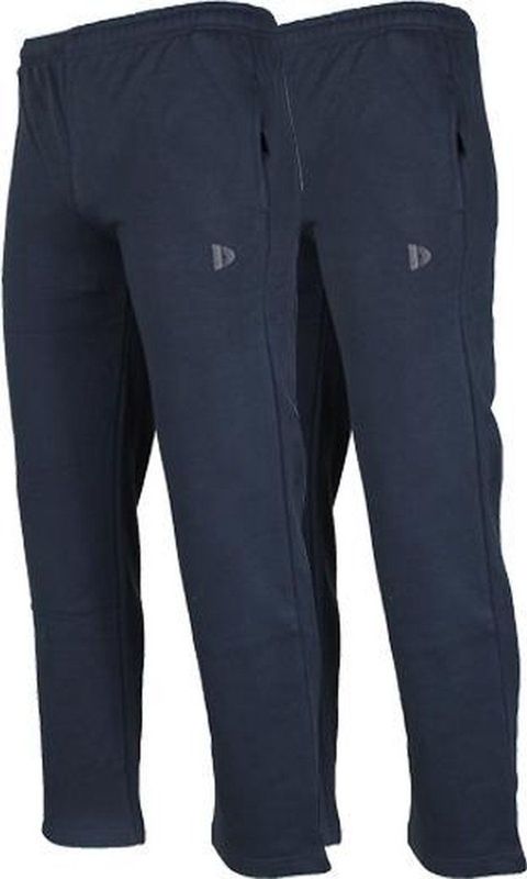2-Pack Donnay -Joggingbroek rechte pijp dunne kwaliteit (Nigel) - Sportbroek - Heren - Navy (010)