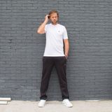 2-Pack Donnay - Joggingbroek rechte pijp (Wess) - Sportbroek - Heren - Black/Navy (919)