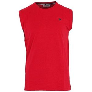 Donnay T-shirt zonder mouw - Sportshirt - Heren - Berry Red (040) - maat S