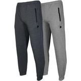 Donnay - Joggingbroek Jack - Charcoal-marl - 2-Pack - Sportbroek
