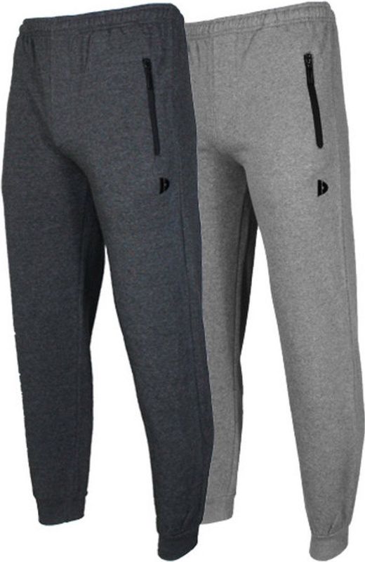 Donnay - Joggingbroek Jack - Charcoal-marl - 2-Pack - Sportbroek