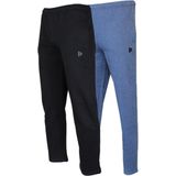 Donnay - Joggingbroek Nigel - Zwart - 2-Pack - Heren - Rechte Pijp