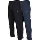 Donnay - Joggingbroek Nigel - Sportbroek - Zwart/Navy - 2-Pack