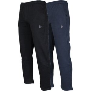 Donnay - Joggingbroek Nigel - Sportbroek - Zwart/Navy - 2-Pack