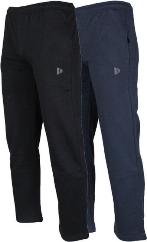 Donnay - Joggingbroek Nigel - Sportbroek - Zwart/Navy - 2-Pack