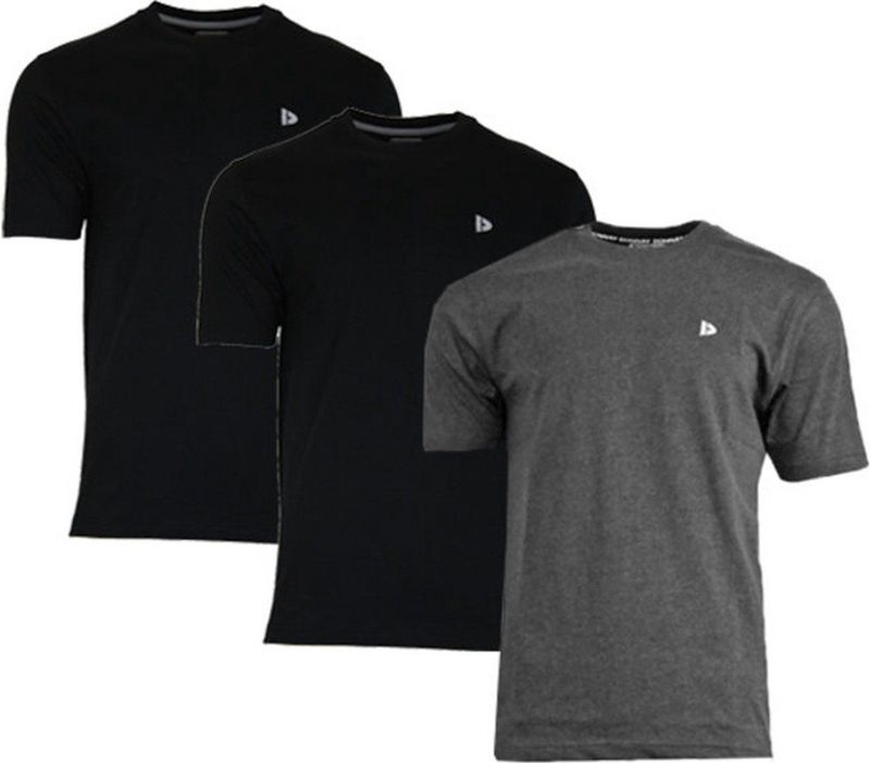 Donnay - Vince - T-shirt - Wit - 100% Katoen - 3-Pack