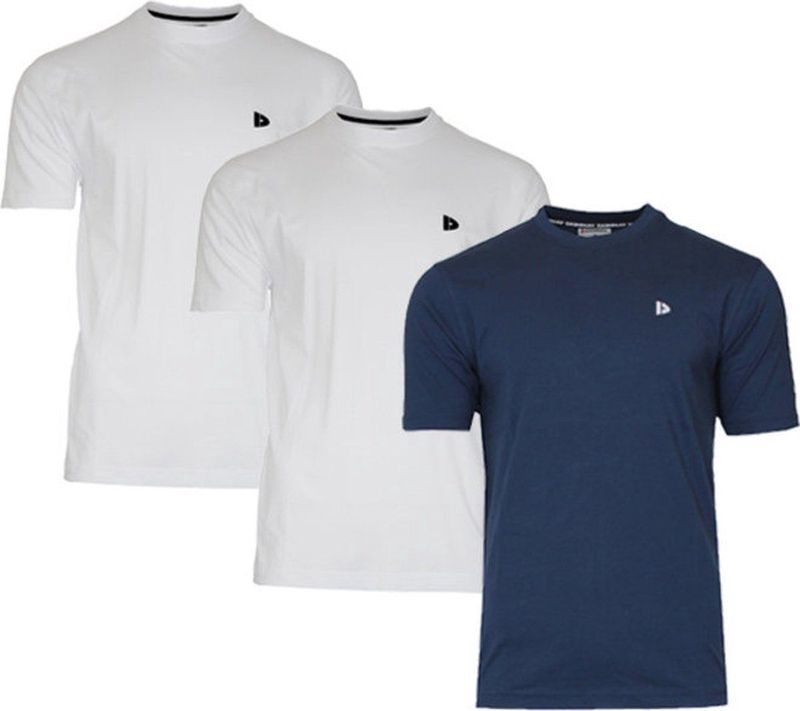 3-Pack Donnay T-Shirt (599008) - Sportshirt - Heren - White Navy White