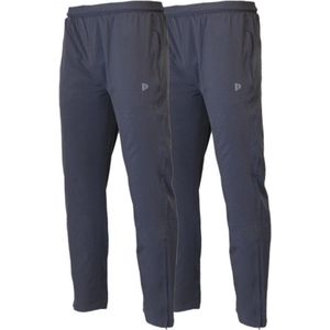 2-Pack Donnay - 2-way Stretch trainingsbroek (Alex) - Sportbroek - Heren - Dark Grey (035)