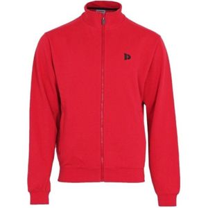 Donnay - Sweatvest zonder capuchon (Bryan) - Sportvest - Heren - Berry Red (040) - maat S