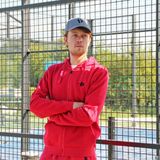 Donnay - Sweatvest met capuchon (Bruce) - Sportvest - Heren - Berry Red (040)