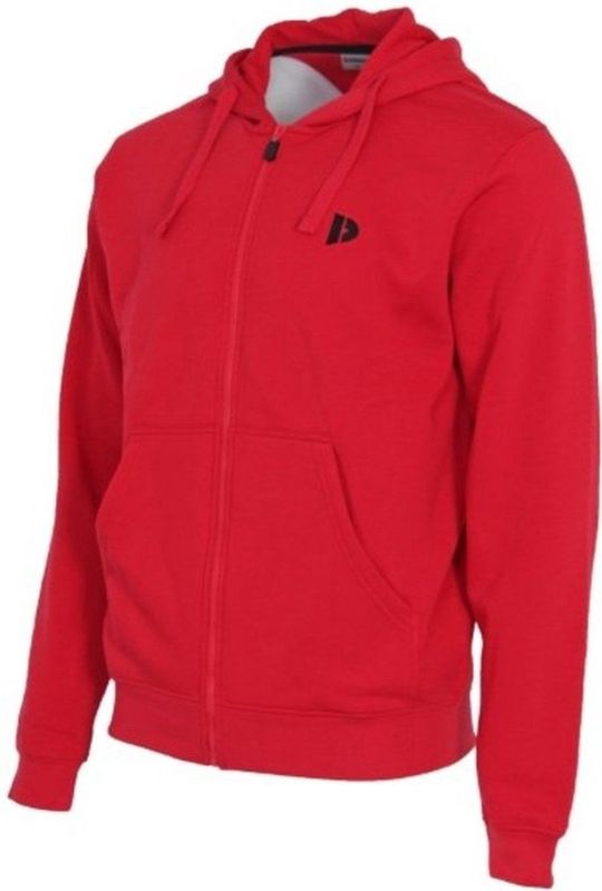 Donnay - Sweatvest met capuchon (Bruce) - Sportvest - Heren - Berry Red (040)