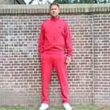 Donnay - Joggingbroek rechte pijp (Wess) - Sportbroek - Heren - Berry red (040)
