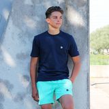 3-Pack Donnay T-shirt (599008) - Sportshirt - Heren - Navy Charcoal marl Active Blue