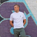 3-Pack Donnay T-shirt (599008) - Sportshirt - Heren - White Charcoal marl Forest Green