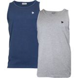 Donnay - James - Singlet - Wit - 100% Katoen - 2-Pack