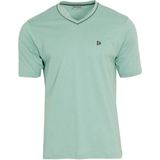Donnay - Jason - T-shirt - Sage green - V-hals shirt - Heren