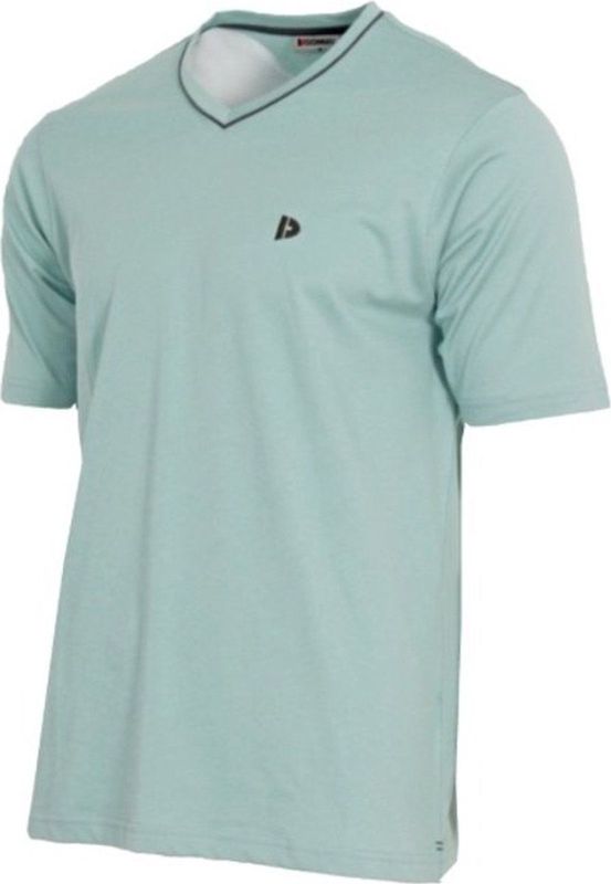 Donnay - Jason - T-shirt - Sage green - V-hals shirt - Heren