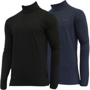 Campri - Skipully - Wintersportpully - Zwart/Navy - 2-Pack