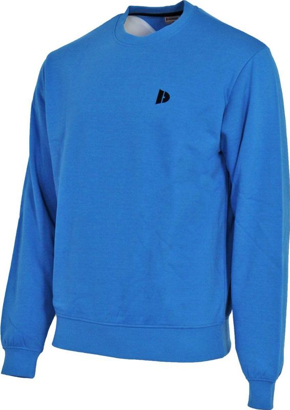 Donnay - Fleece sweater ronde hals (Dean) - Sporttrui - Heren - True blue (335)
