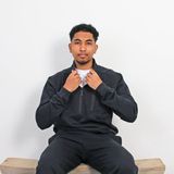 Donnay - Thijs - Fleece Sweater - Navy - Sporttrui - Heren