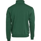 Donnay - Fleece sweater met ¼ Zip rits (Thijs) - Sporttrui - Heren - Forrest green (236) - maat S