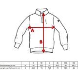 Donnay - Fleece sweater met ¼ Zip rits (Thijs) - Sporttrui - Heren - Forrest green (236) - maat S