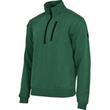 Donnay - Fleece sweater met ¼ Zip rits (Thijs) - Sporttrui - Heren - Forrest green (236) - maat S