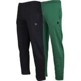 2-Pack Donnay - Joggingbroek rechte pijp (Wess) - Sportbroek - Heren - Forrest green/Navy (427)