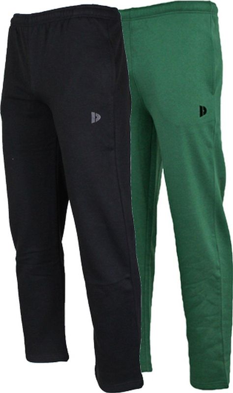 2-Pack Donnay - Joggingbroek rechte pijp (Wess) - Sportbroek - Heren - Forrest green/Navy (427)