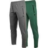 Donnay - Joggingbroek Sky - Sportbroek - Forrest green/Charcoal-marl - 2-Pack