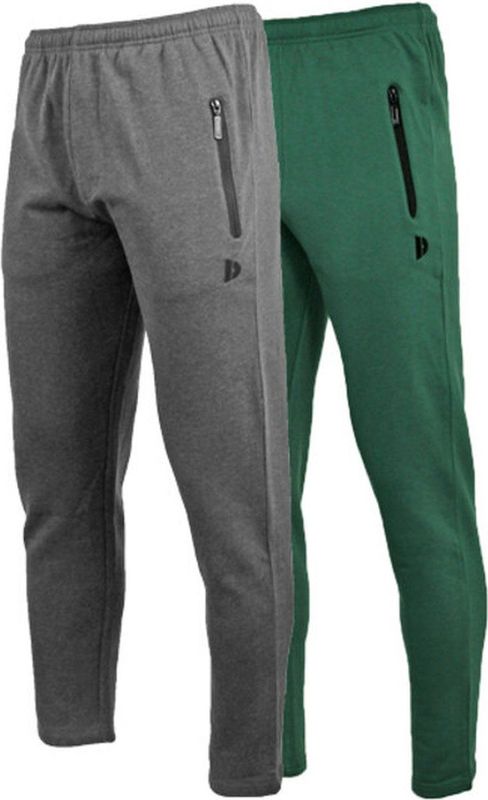 Donnay - Joggingbroek Sky - Sportbroek - Forrest green/Charcoal-marl - 2-Pack