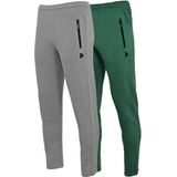 Donnay - Joggingbroek Sky - Sportbroek - Forrest green/Silver-marl - 2-Pack
