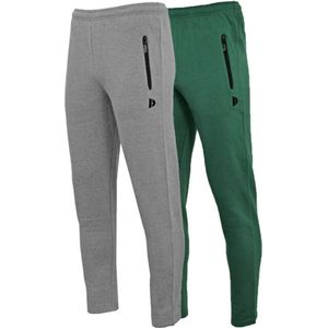 Donnay - Joggingbroek Sky - Sportbroek - Forrest green/Silver-marl - 2-Pack