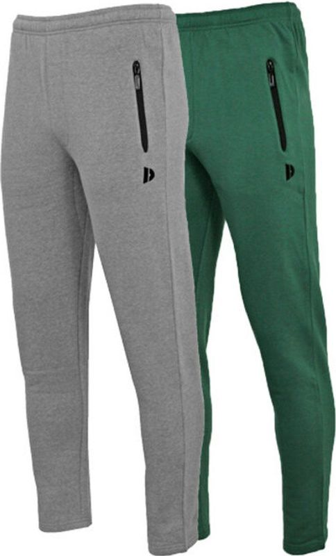 Donnay - Joggingbroek Sky - Sportbroek - Forrest green/Silver-marl - 2-Pack