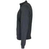 Donnay - Bryan - Sweater zonder Capuchon - Charcoal-marl/Berry Red - 2-Pack