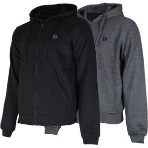 Donnay - Bruce - Sweatvest - Charcoal marl/Black - 2-Pack