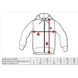 Donnay - Bruce - Sweatvest met Capuchon - Charcoal-marl/Silver-marl