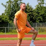 Donnay - Vince - Sportshirt - Apricot orange - Heren