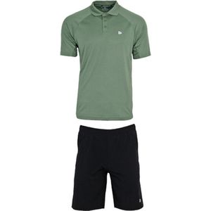 Donnay Donnay Heren - Sportset Zac - Zwart & Jungle Green