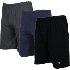 3-Pack Donnay Ess. joggingshort Roy - Sportshort - Charcoal/Navy/Black (268)