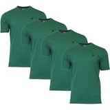 Donnay - Vince - T-shirt - Forest green - 4-Pack - Heren