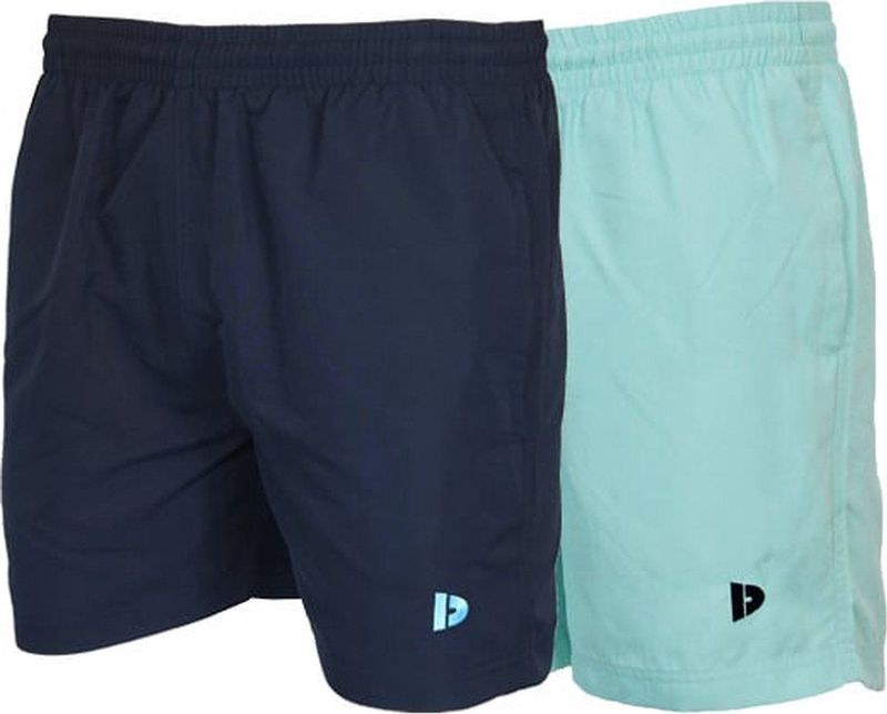 Donnay - 2-Pack - Sport/Zwemshort - Navy/Aruba blue