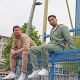 Donnay - Joggingbroek rechte pijp (Sky) - Sportbroek - Heren - Jungle Green (336)