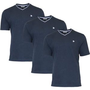 3-Pack Donnay T-shirt Jason - Sportshirt - V- Hals shirt - Heren - Navy (010)