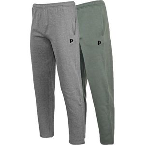 Donnay - Joggingbroek Wess - Sportbroek - Silver-marl/Jungle green