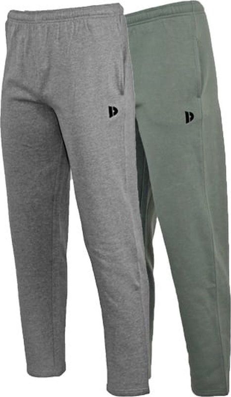 Donnay - Joggingbroek Wess - Sportbroek - Silver-marl/Jungle green