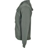 2-Pack Donnay - Sweatvest met capuchon (Bruce) - Sportvest - Heren - Silver-marl/Jungle green (594) - maat S