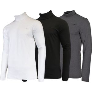 Campri - Skipully - Heren - White/Black/Charcoal-marl - 3-Pack