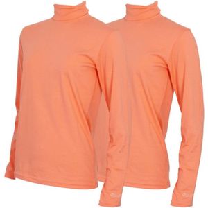 Campri - Skipully - Wintersportpully - Salmon - Katoen met Elastan - 2-Pack