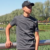 Donnay - T-shirt Vince - Sportshirt - Navy/Charcoal/Grass green